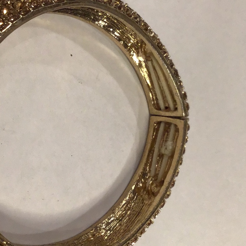 Monet Rhinestone Bangle Bracelet - image 3